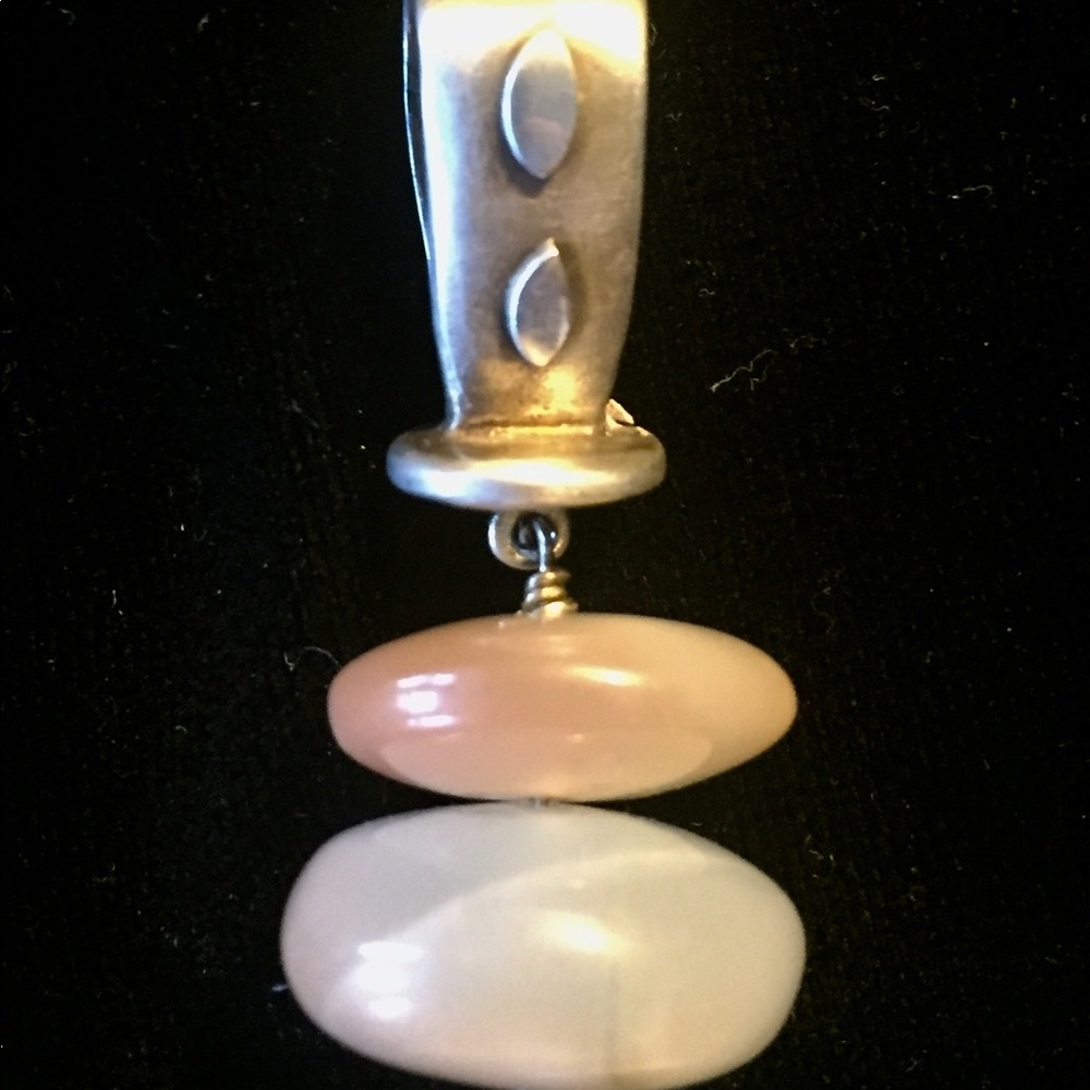 not for sale Vintage Artisan Sterling Silver Quartz Pendant